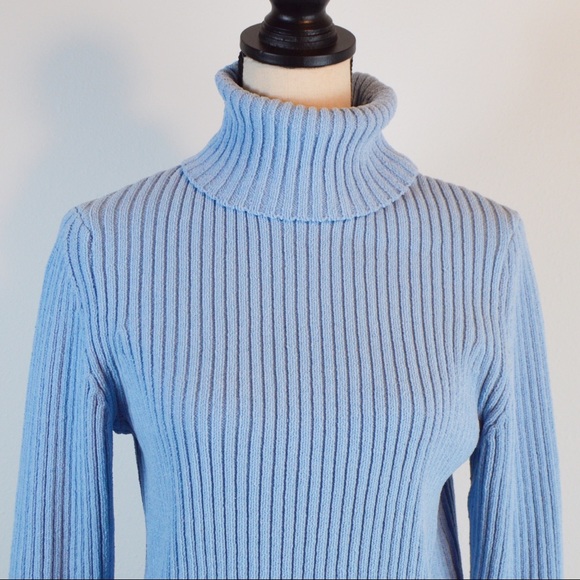 Eddie Bauer Sweaters - Eddie Bauer Stretch Rib Knit Turtleneck Sweater